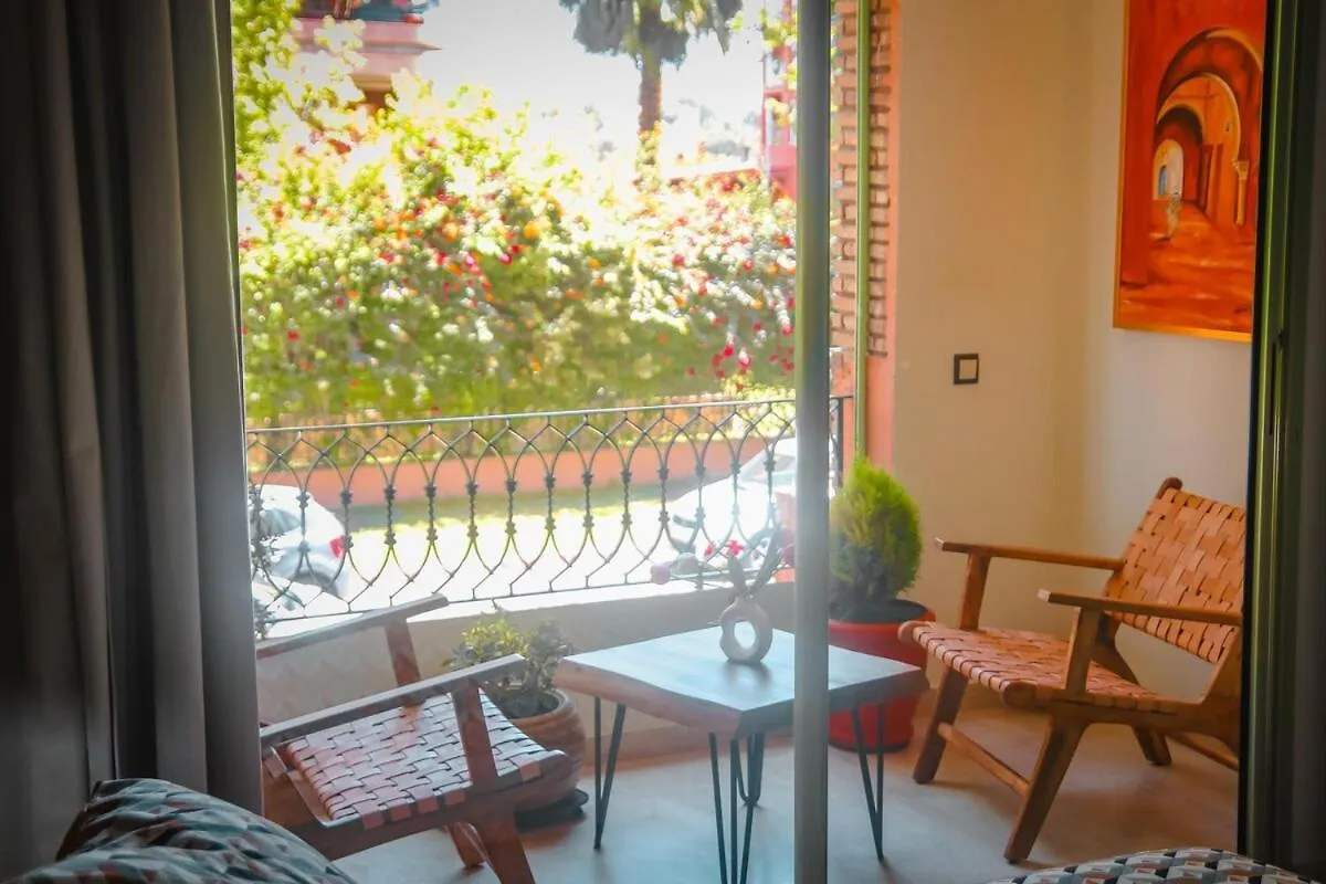 Hivernage Appt Andalou Avec Balcon Et Piscine مراكش