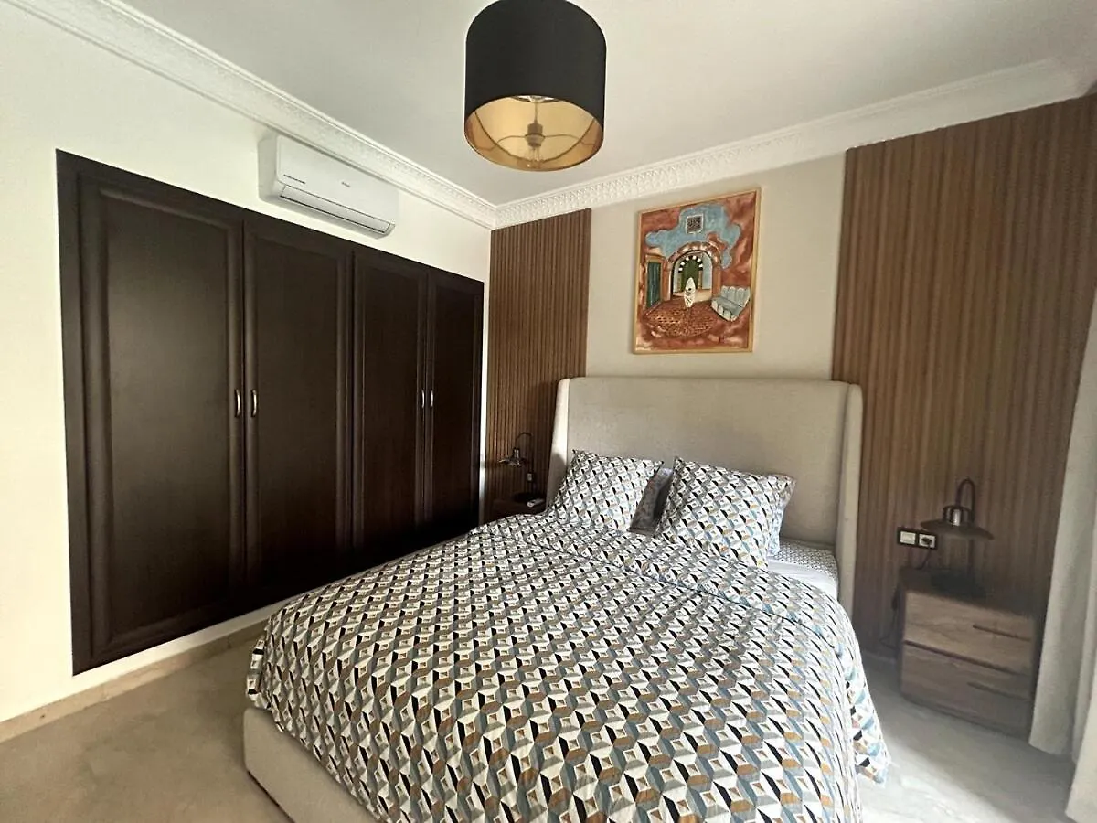 מרקש Hivernage Appt Andalou Avec Balcon Et Piscine מרוקו