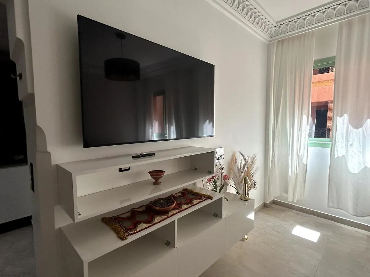 מרקש Hivernage Appt Andalou Avec Balcon Et Piscine